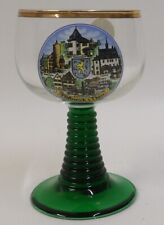 Vintage Bavaria German Beehive Stem Wine Glass - Pobneck i Thur picture