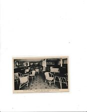 Antique RMS Baltic, Cedric &Celtic Third Class Lounge  Postcard White Star Line picture
