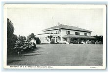 1927 Residence of E.W. Marland, Ponca City Oklahoma OK Vintage Postcard picture