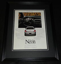 1999 Plymouth Dodge Neon Framed 11x14 ORIGINAL Vintage Advertisement picture