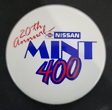Rare 20th Annual Nissan Mint 400 Las Vegas Desert Race Button 3inch picture