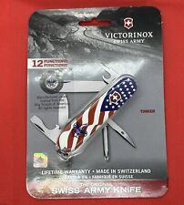 Last One New Victorinox Tinker Americana Swiss Army Knife w/ Flag & Scouts Logo picture