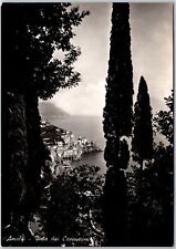 Amalfi ~ Vista dai Cppuccini Italy Pines Real Photo RPPC Postcard picture