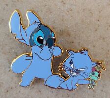 Fantasy Pin - Disney Cats - Stitch with Yezma Kitten being mean with Scrump picture