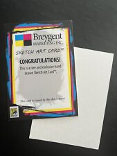 Breygent San Diego Comic Con Mystery Pack Sketch Card - BLANK - HTF picture
