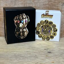 Marvel Avengers: Infinity War Official Infinity Gauntlet and Avengers Pin Set picture