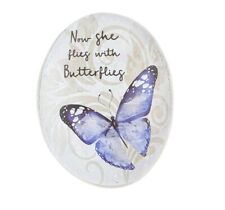 Ganz Butterfly Bereavement Memorial Stone 