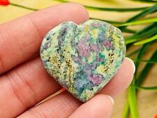 Ruby Fuchsite Heart, Ruby in Fuchsite Crystal Heart, Healing Heart, Metaphysical picture