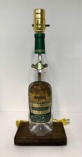 Calumet Farm Bourbon Whiskey Liquor Bottle Bar TABLE LAMP Light w/ Wood Base picture