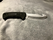 SUPER VINTAGE 'SCHRADE' OLD TIMER MODEL '1430T' FIXED BLADE KNIFE - RUBBER GRIP picture
