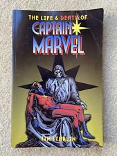 LIFE AND DEATH OF CAPTAIN MARVEL by Jim Starlin ~Marvel ~2002~VG picture