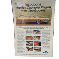Vintage 1979 Chevrolet Chevy Dorst Diesel Wagon Ad Advertisement picture