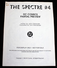 The Spectre #4 DC Preview Packet (FN) Tom Mandrake Art - 1992 picture