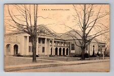 Manchester CT-Connecticut, YMCA Building, Antique, Vintage c1939 Postcard picture