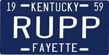 Adolph Rupp Kentucky Basketball 1959 License plate picture