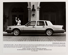 1990 Lincoln Town Car Cartier Designer Series V-8 Luxury Auto VTG Press Photo picture