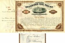 Standard Oil Trust signed by Silas H. Paine - Stock Certificate - Autographed St picture