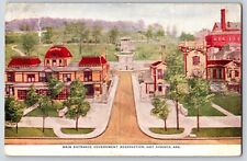 Postcard Main Entrance To Government Reservation Hot Springs Arkansas AR picture