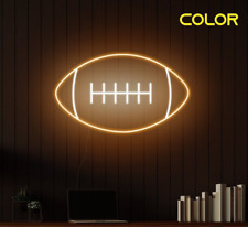 American Football Ball Neon Sign - American Football Led Sign, Neon Sign Bedroom picture