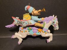 New Bright Holiday Carousel Replacement Horse New Years Elf Part Extremely Rare picture
