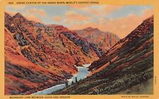 Shoshone Falls Snake River Twin Falls ID Idaho Seven Devils Vtg Postcard U3 picture