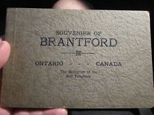 VINTAGE BRANTFORD ONTARIO CANADA ENGRAVINGS IN BOOKLET BBA40 picture
