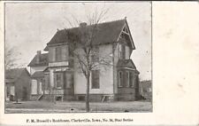 Clarksville Iowa Residence of F.M. Russell House Home c1905 Postcard X8 picture