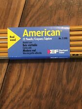 Vintage American real wood Enerhard Faber No. 2 pencils (pack of 12) picture
