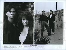 1990 Press Photo Lou Diamond Phillips and Tracy Griffith in 