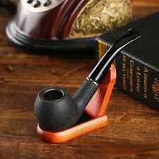 Retro Black Frosted Old-fashioned Men's Tabacco Pipe picture