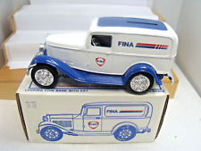 ERTL 1:25 REPLICA FORD, 1932 PANEL DELIVERY, BANK, FINA , EXEC COND, W/BOX picture