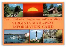 Postcard Virginia Mail-Away Information Card greetings N25 picture