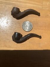 Rare Gutta Percha Miniature Tobacco Smoke Pipes O-Boy And Bob’s Pipe Excellent picture
