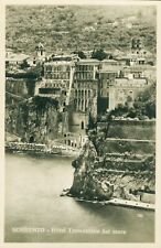 Vintage Old 1930's Photo Postcard of SORRENTO Italy Hotel Tramontano Dal Mare 🌿 picture