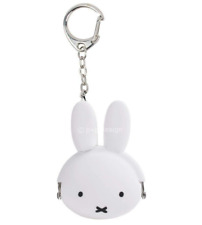New JAPAN Miffy White Rabbit Mini Coin Key Ring Clip Bag Holder Purse Mascot picture