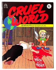 Cruel World #1 VF 1993 Graphicomix Underground Comic Book Mirth Mayhem Blanchard picture