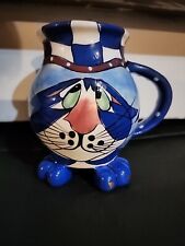 SWAK Clancy The Cat And Fish Footed Mug/Creamer Signed picture