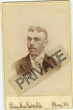 Cabinet Photo - Young Man, Albany New York - COMAR Family (Kaiser) B) 1866 picture