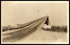 Postcard Real Photo South's highest bridge between Port Arthur & Orange Texas picture