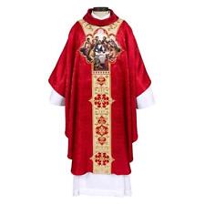 The Last Supper Collection Chasuble Polyester Jacquard RED Size:59