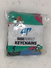 Dude Perfect Rubber Keychains ~ Misc. Lot of 5 (011-015), New/Sealed in Bag picture