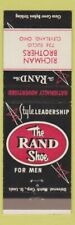 Matchbook Cover - Rand Shoes Richman Brothers Cleveland OH picture