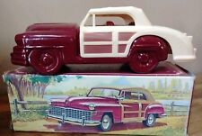 AVON CHRYSLER TOWN & COUNTRY '48  DECANTER  WITH BOX   1976 FULL picture