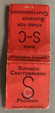 Vintage 1950s 1960s Stromberg Carlson Corporation Matchbook Cover Superior SC picture
