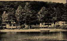 Ashfield Massachusetts MA Cottage Ashfield Lake Vintage Postcard picture