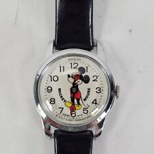 Vintage Bradley Mickey Mouse Walt Disney Swiss Made Mechanical Wristwatch Watch picture