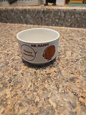 Rare Vintage 1980's  Mr Men : Mr Tickle, Happy and Fussy Small Cereal Bowl. VGC picture