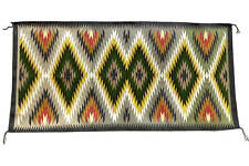 Isabel John, Eye Dazzler, Navajo Handwoven Rug, Wool, 56” x 27 1/2” picture
