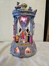 Disney Sleeping Beauty Aurora Hourglass Snowglobe Music & Lights WORKS  picture