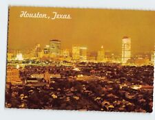 Postcard Spectacular View Of Houston Skyline At Evening Houston Texas USA picture
